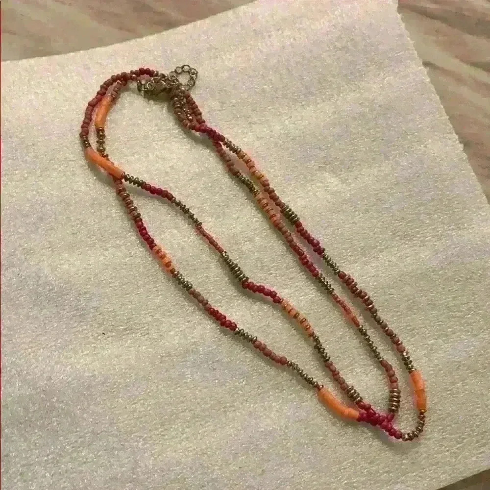 Beaded Necklace Multicolored - Picture 2 of 4